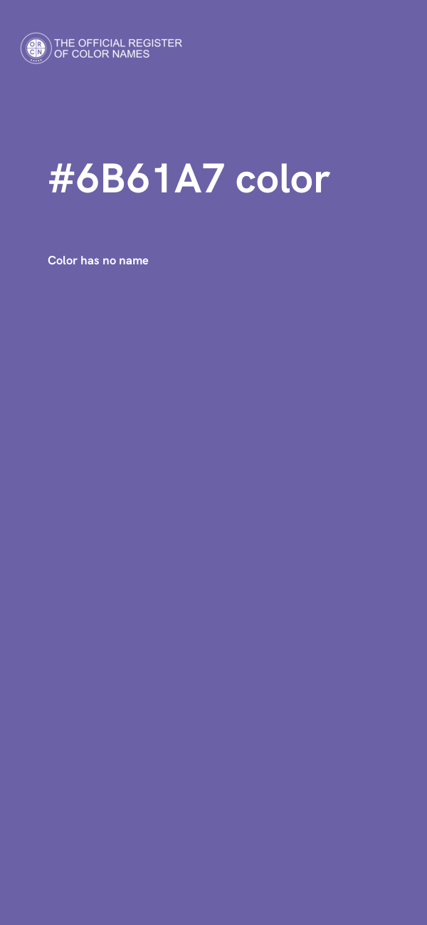 #6B61A7 color image