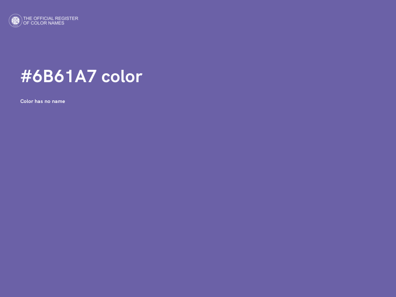 #6B61A7 color image