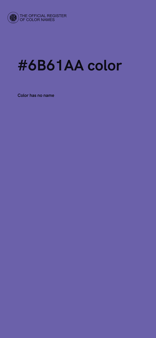 #6B61AA color image