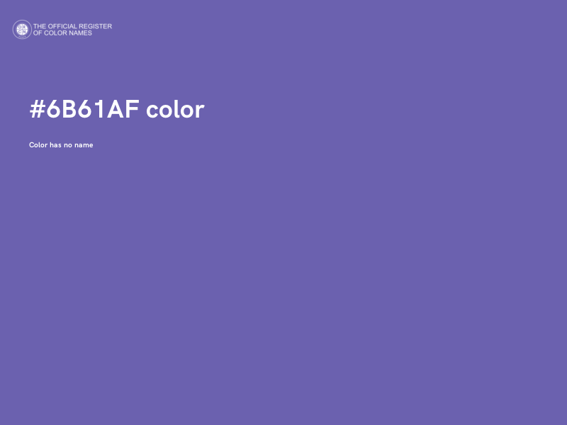 #6B61AF color image