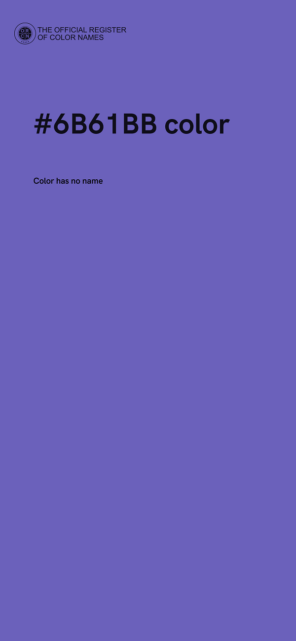 #6B61BB color image