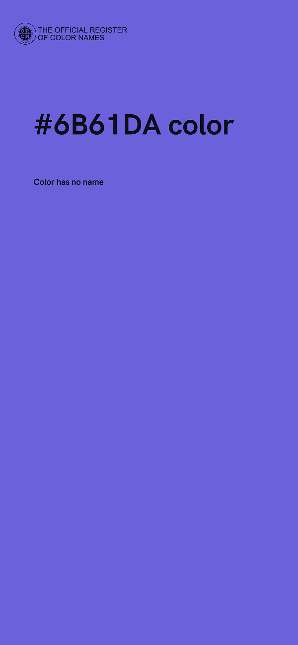 #6B61DA color image