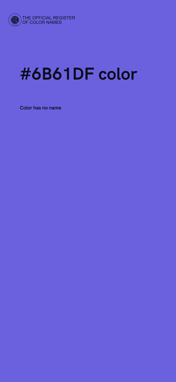 #6B61DF color image