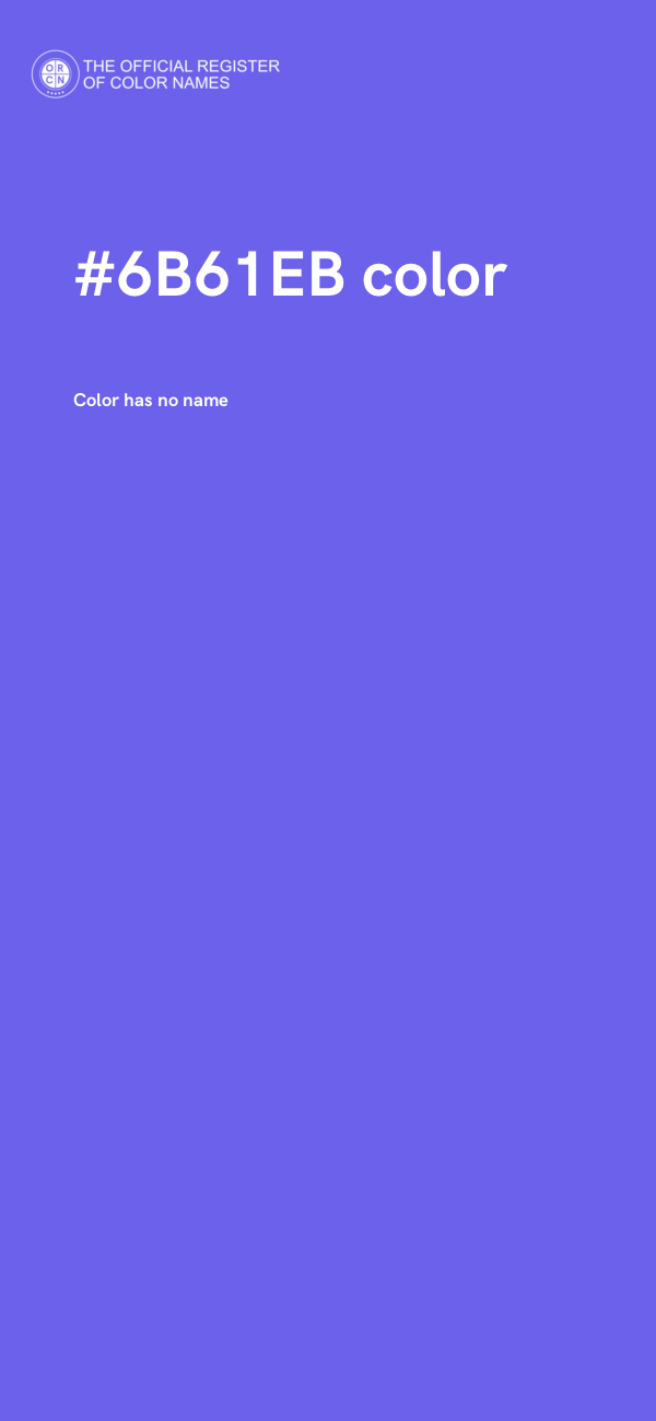 #6B61EB color image