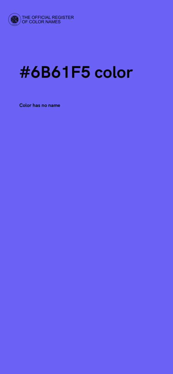 #6B61F5 color image