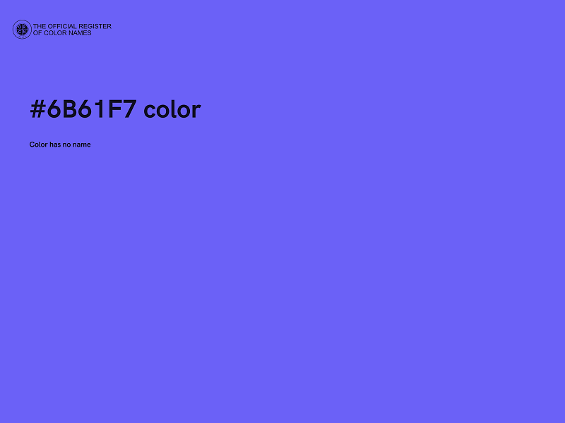 #6B61F7 color image