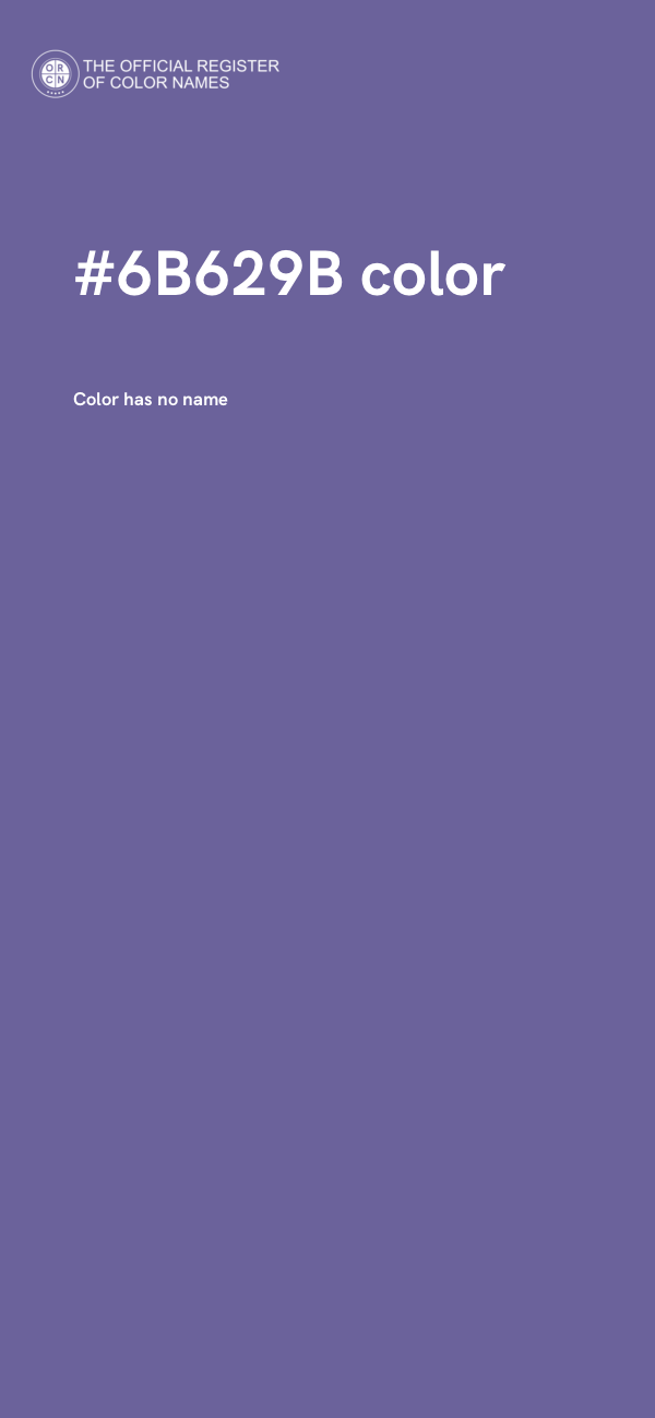 #6B629B color image