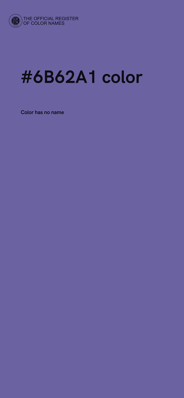 #6B62A1 color image