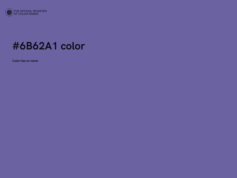 #6B62A1 color image