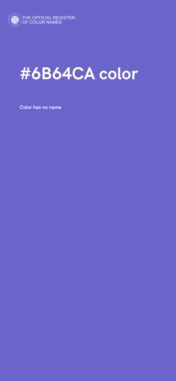 #6B64CA color image