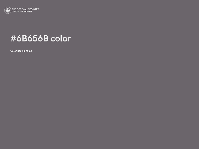 #6B656B color image