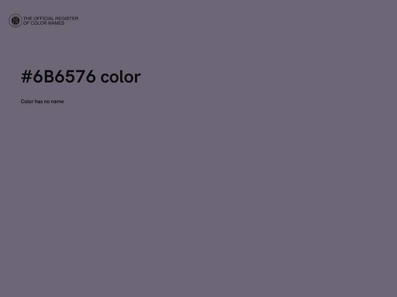 #6B6576 color image