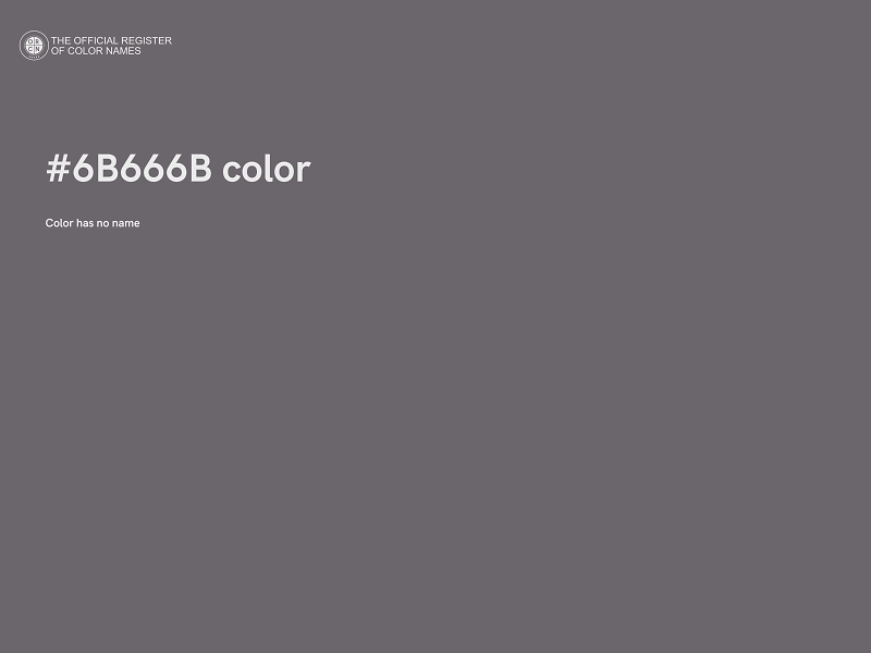 #6B666B color image