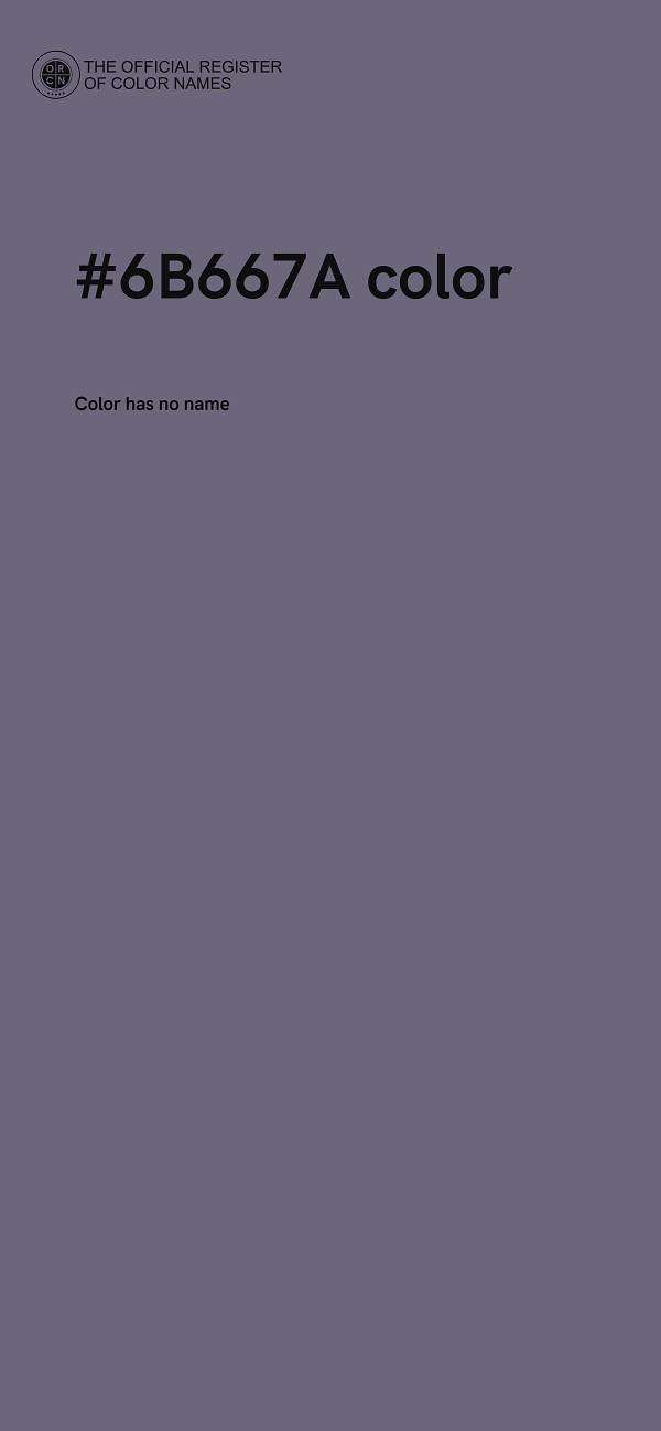 #6B667A color image