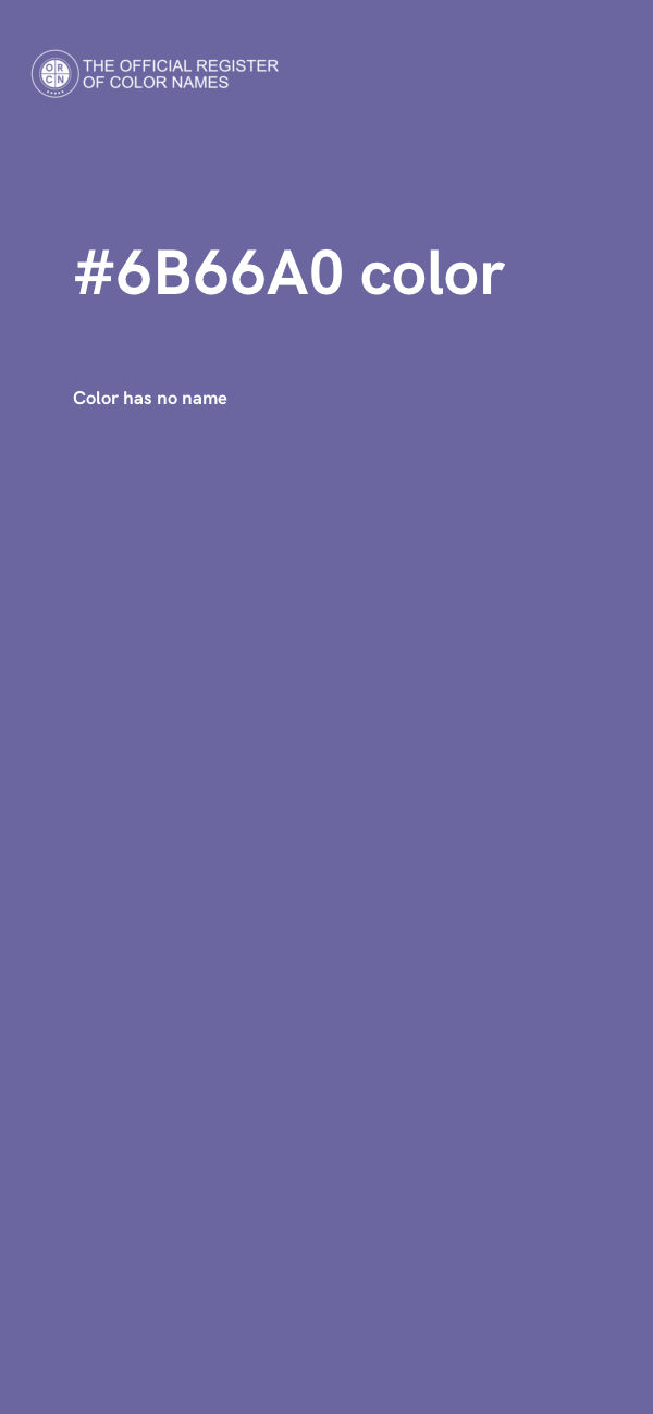 #6B66A0 color image