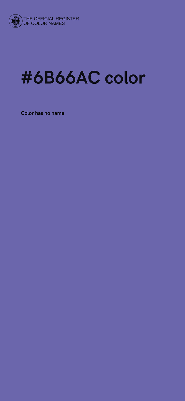 #6B66AC color image