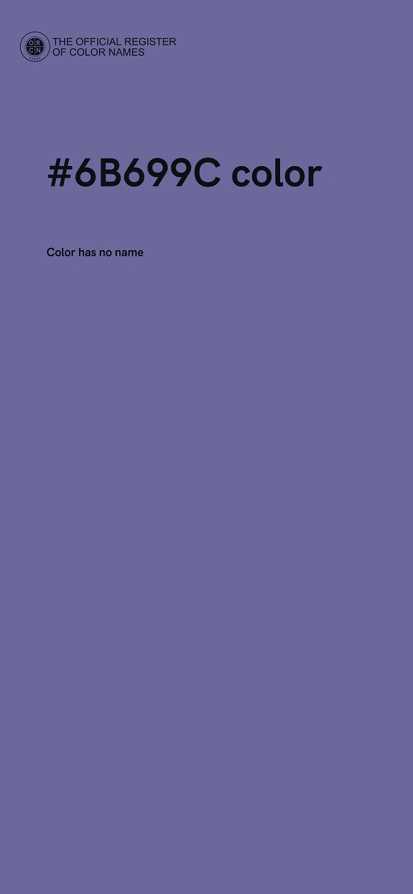 #6B699C color image