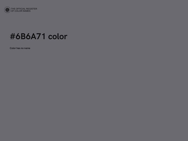 #6B6A71 color image