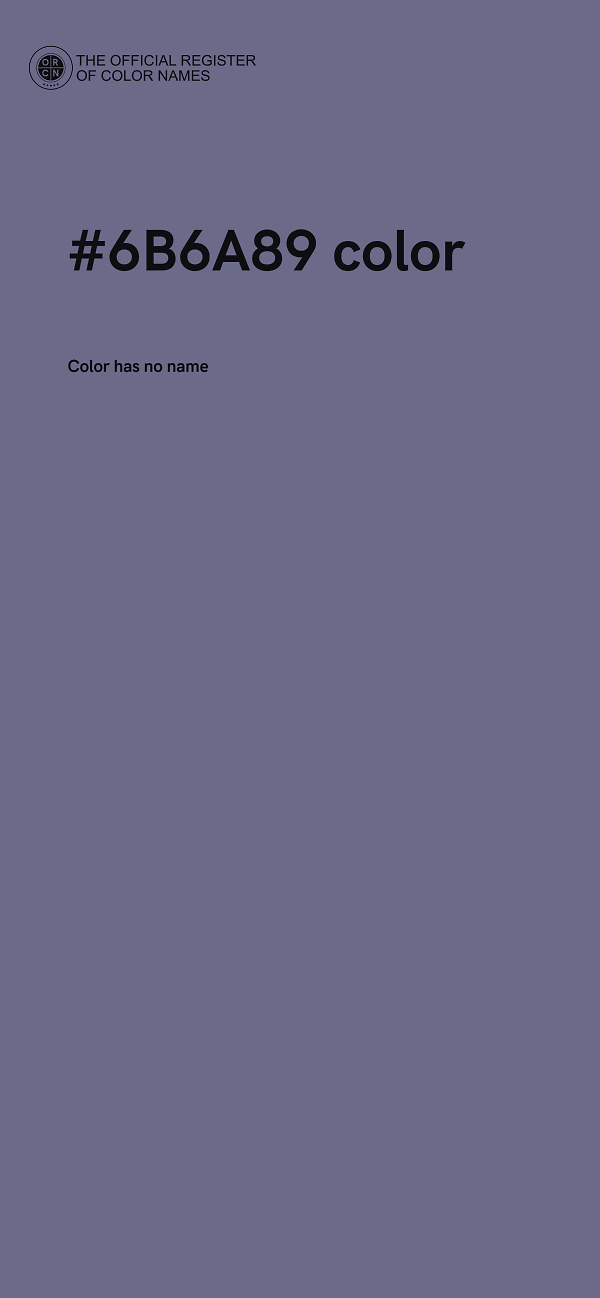#6B6A89 color image