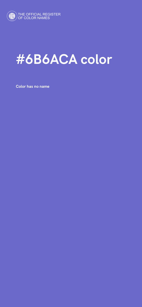 #6B6ACA color image