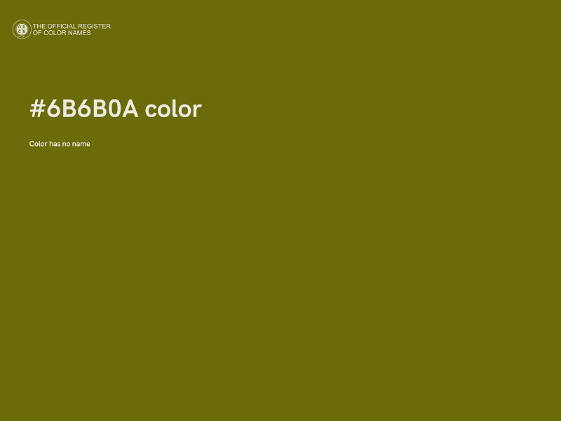 #6B6B0A color image