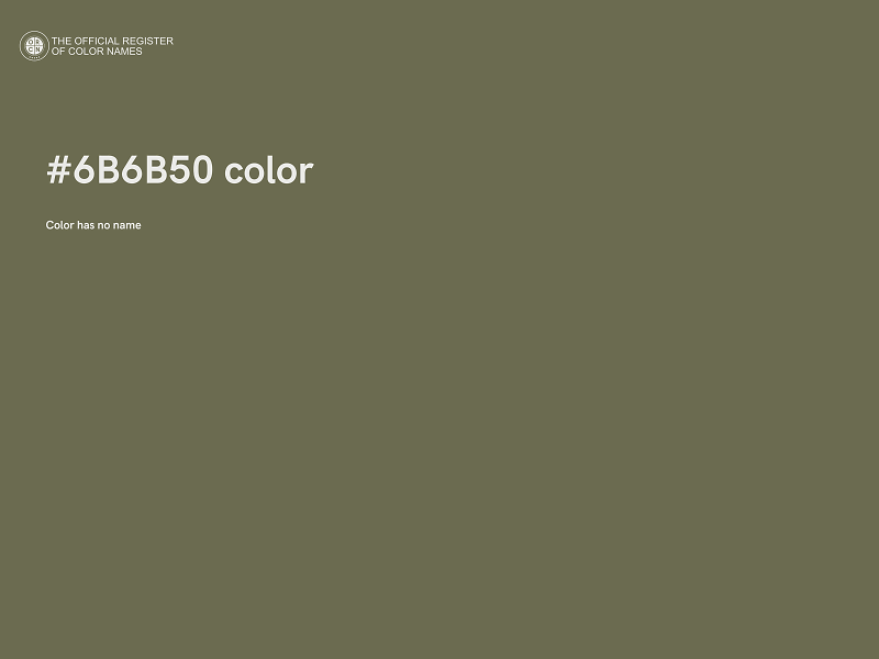 #6B6B50 color image