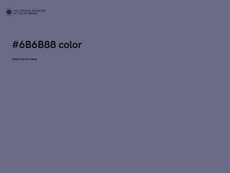 #6B6B88 color image