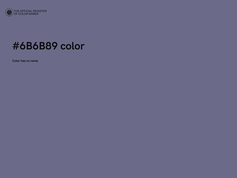 #6B6B89 color image