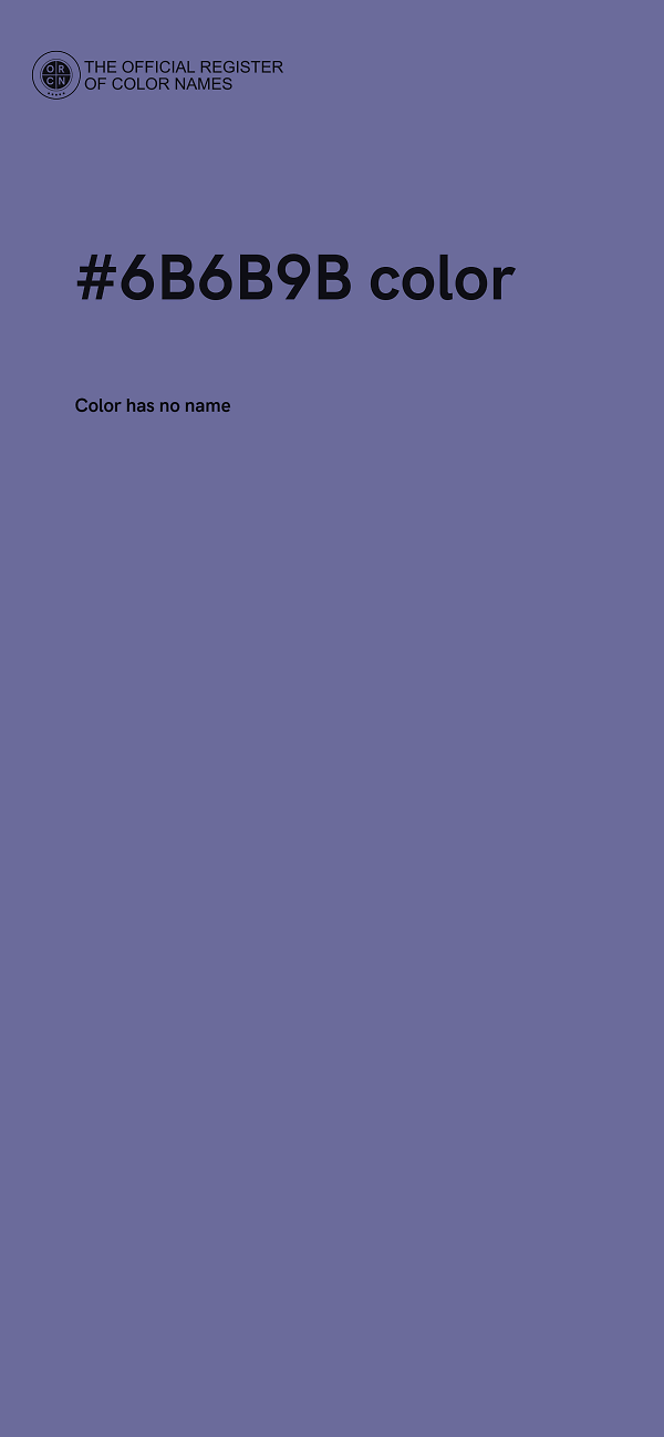 #6B6B9B color image