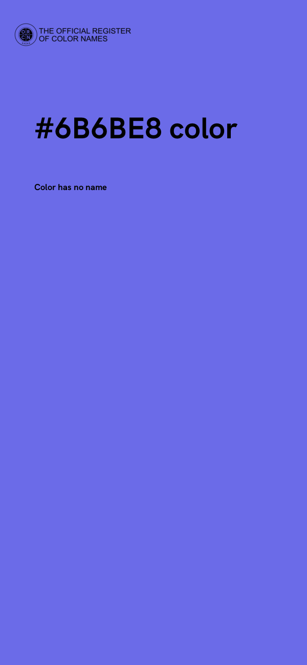 #6B6BE8 color image