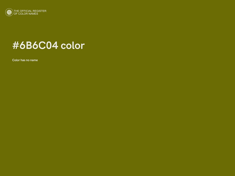 #6B6C04 color image