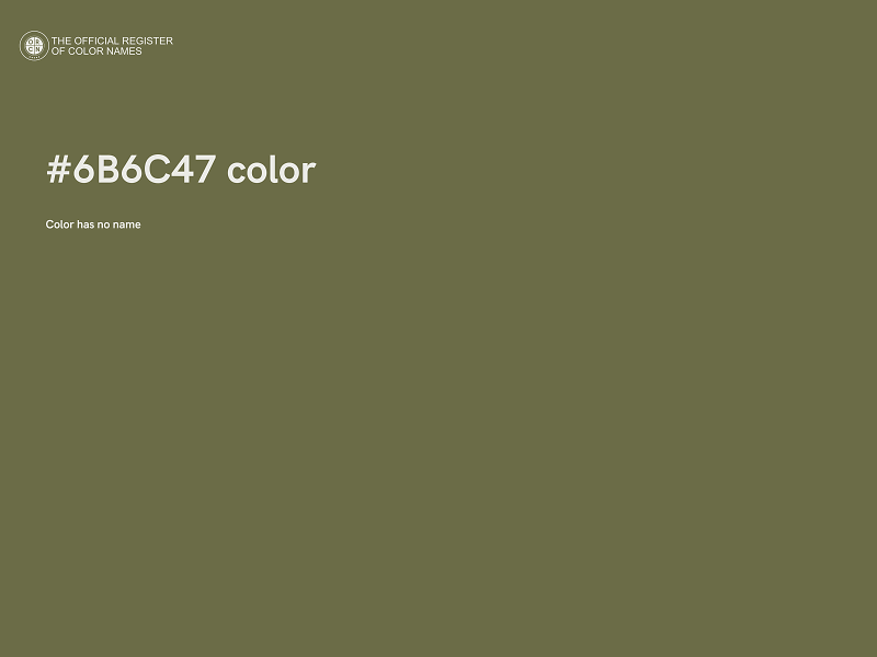 #6B6C47 color image