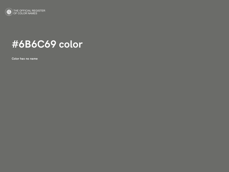 #6B6C69 color image