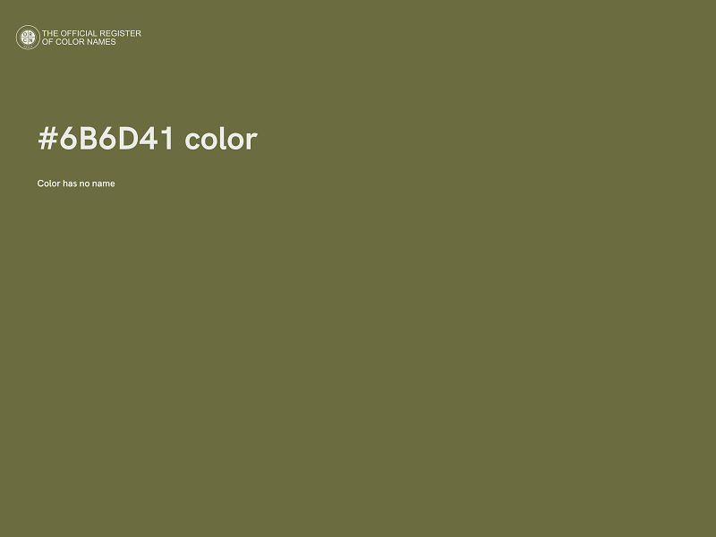 #6B6D41 color image