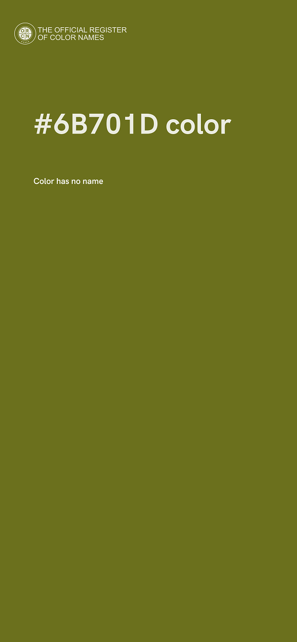 #6B701D color image