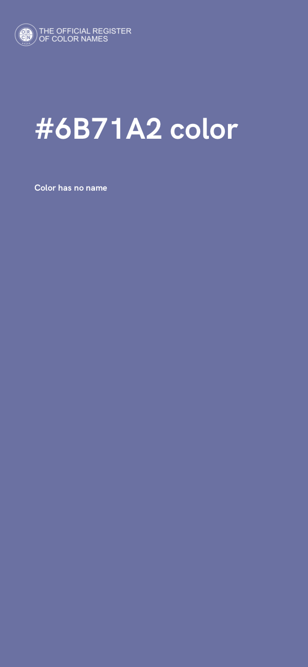 #6B71A2 color image