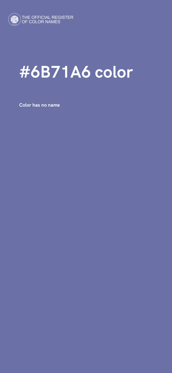 #6B71A6 color image