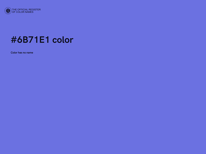 #6B71E1 color image