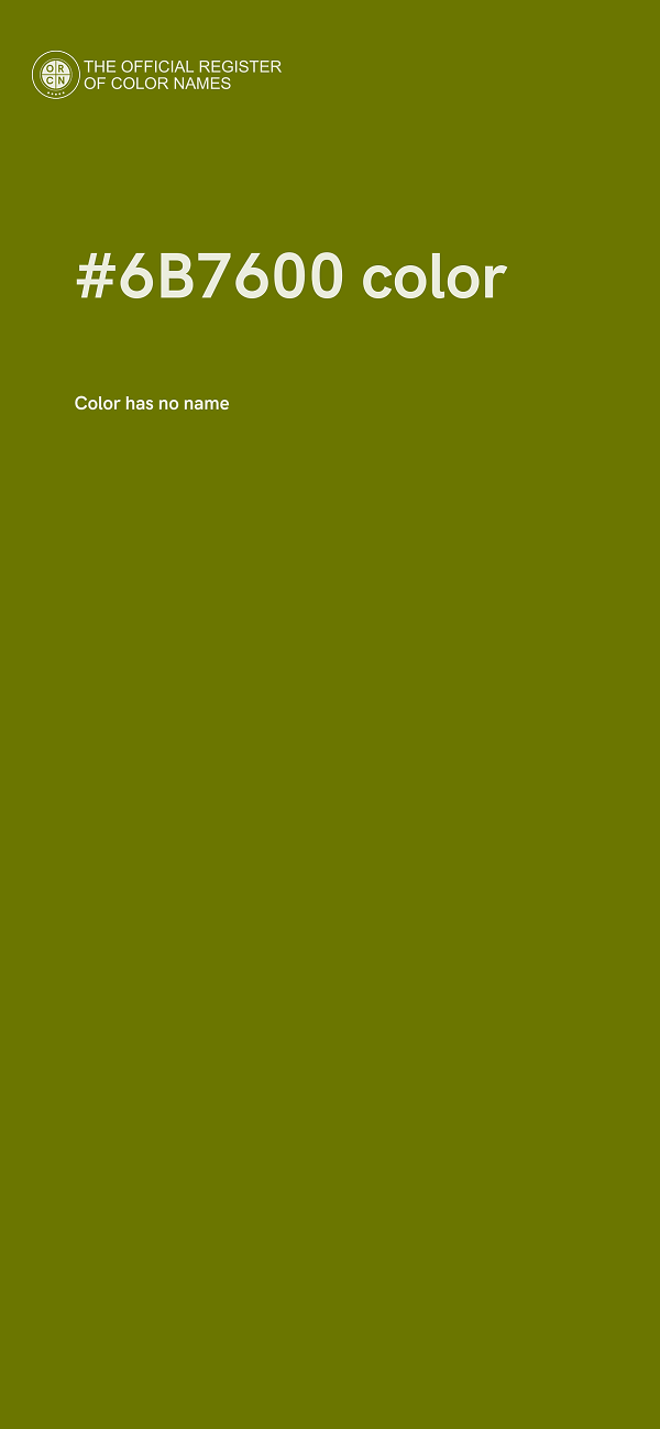 #6B7600 color image