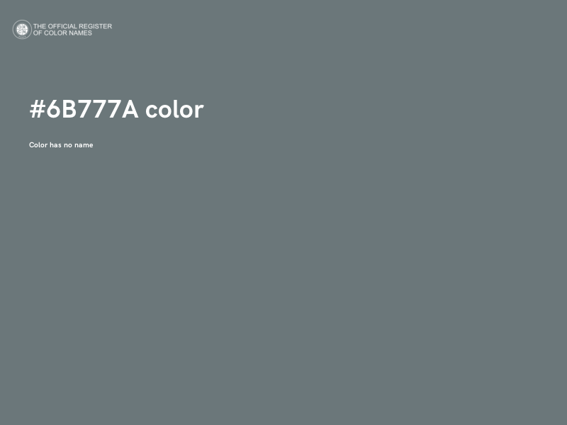 #6B777A color image