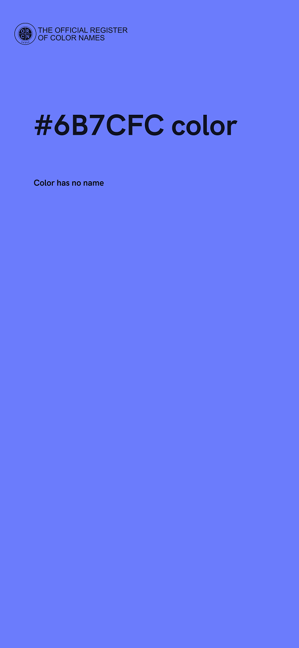 #6B7CFC color image