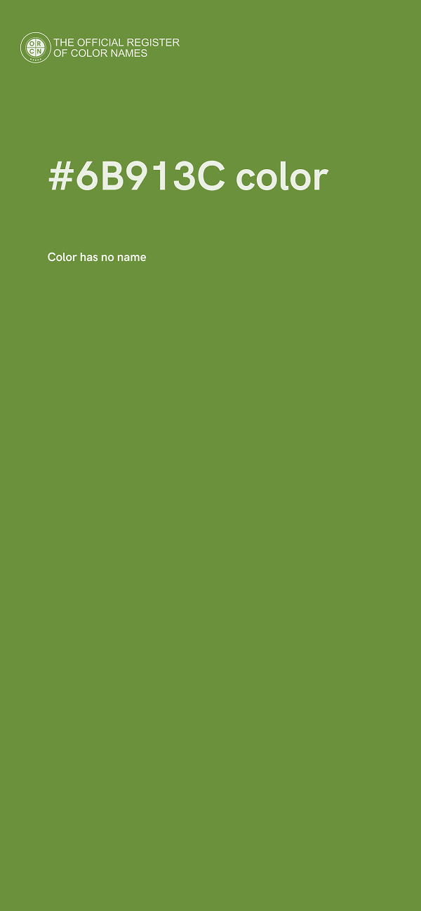 #6B913C color image