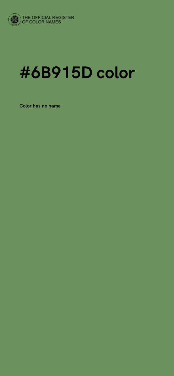 #6B915D color image