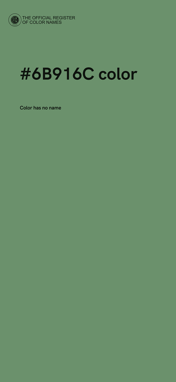 #6B916C color image