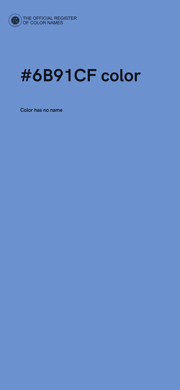 #6B91CF color image