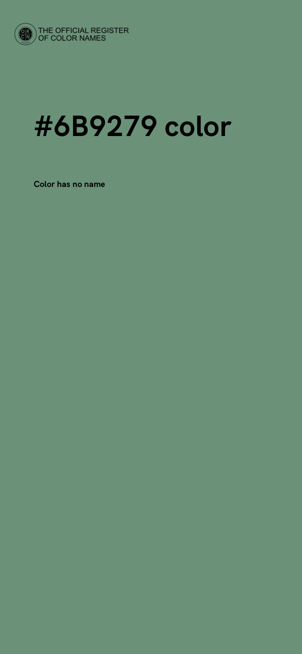 #6B9279 color image