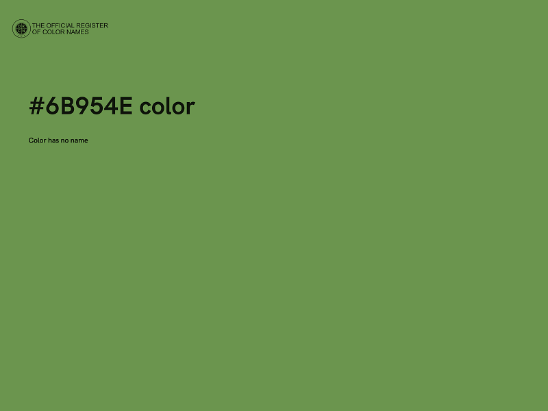 #6B954E color image