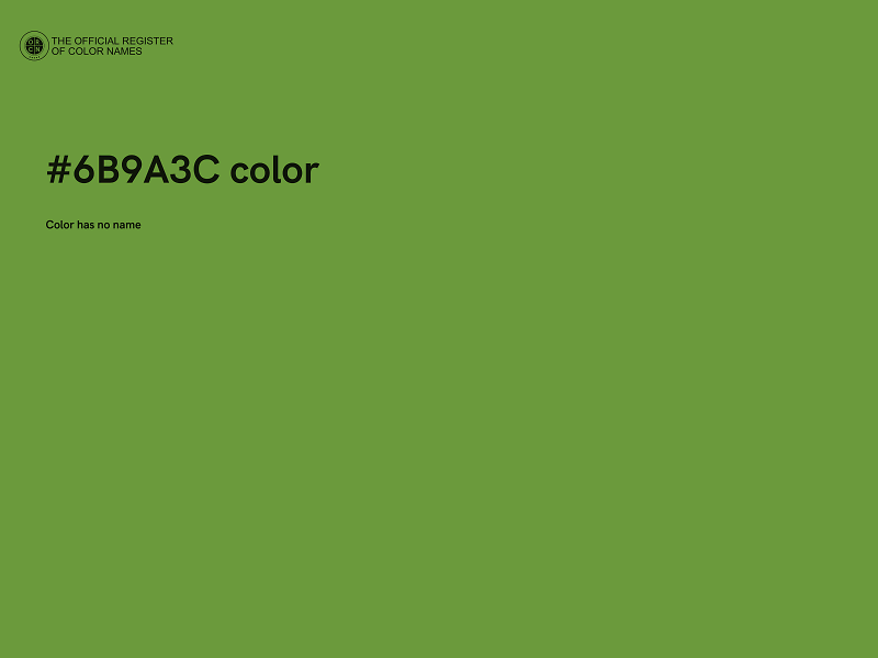 #6B9A3C color image