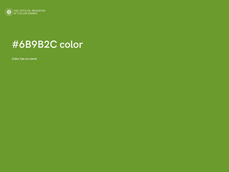 #6B9B2C color image