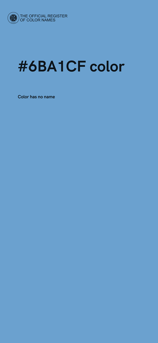 #6BA1CF color image